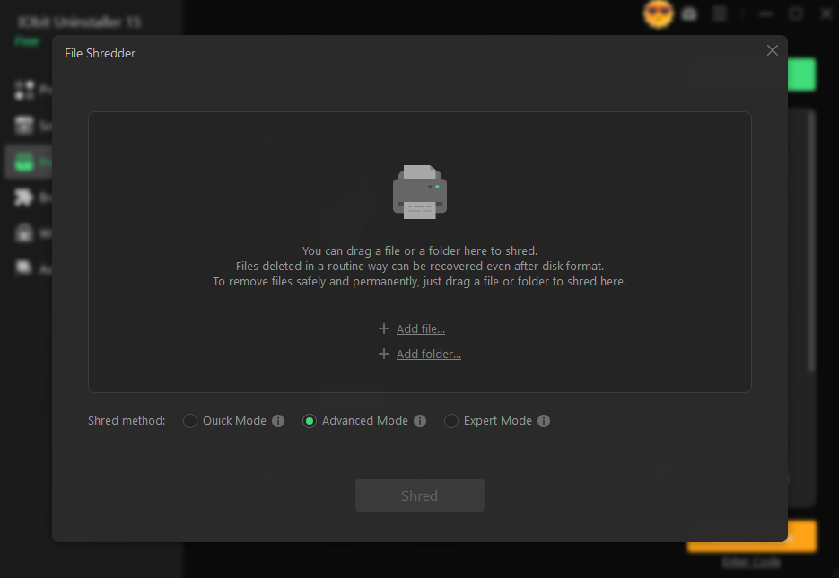 File Shredder Secure Deletion