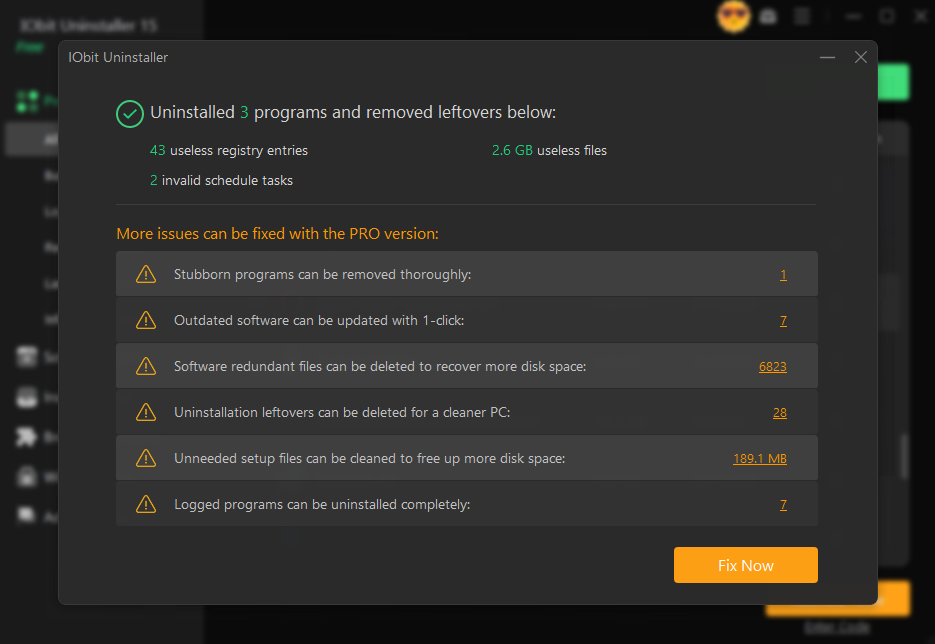 What Happens After Uninstall Leftover Detection